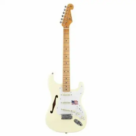 SX SST/ALDER/H/VWH Hollow Body Elektro Gitar (Vintage White) - SX