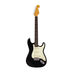 SX Stratocaster Elektro Gitar (Black) - SX