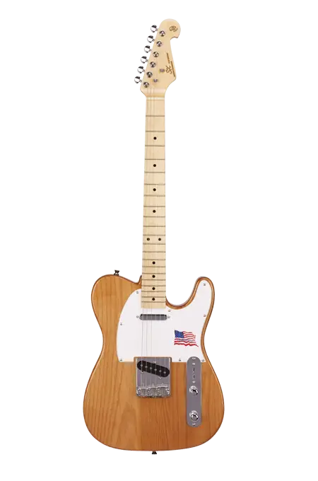 SX STL/ALDER/NA Telecaster Elektro Gitar (Naturel) - 1