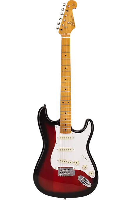 SX Stratocaster 3/4 Elektro Gitar (2-Tone Sunburst) - 1