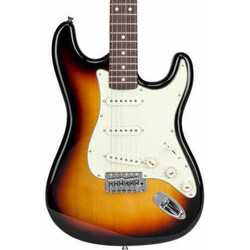 SX Stratocaster Elektro Gitar (3-Tone Sunburst) - 3