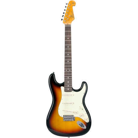 SX - SX Stratocaster Elektro Gitar (3-Tone Sunburst)