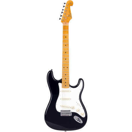 SX - SX Stratocaster Elektro Gitar (Black)