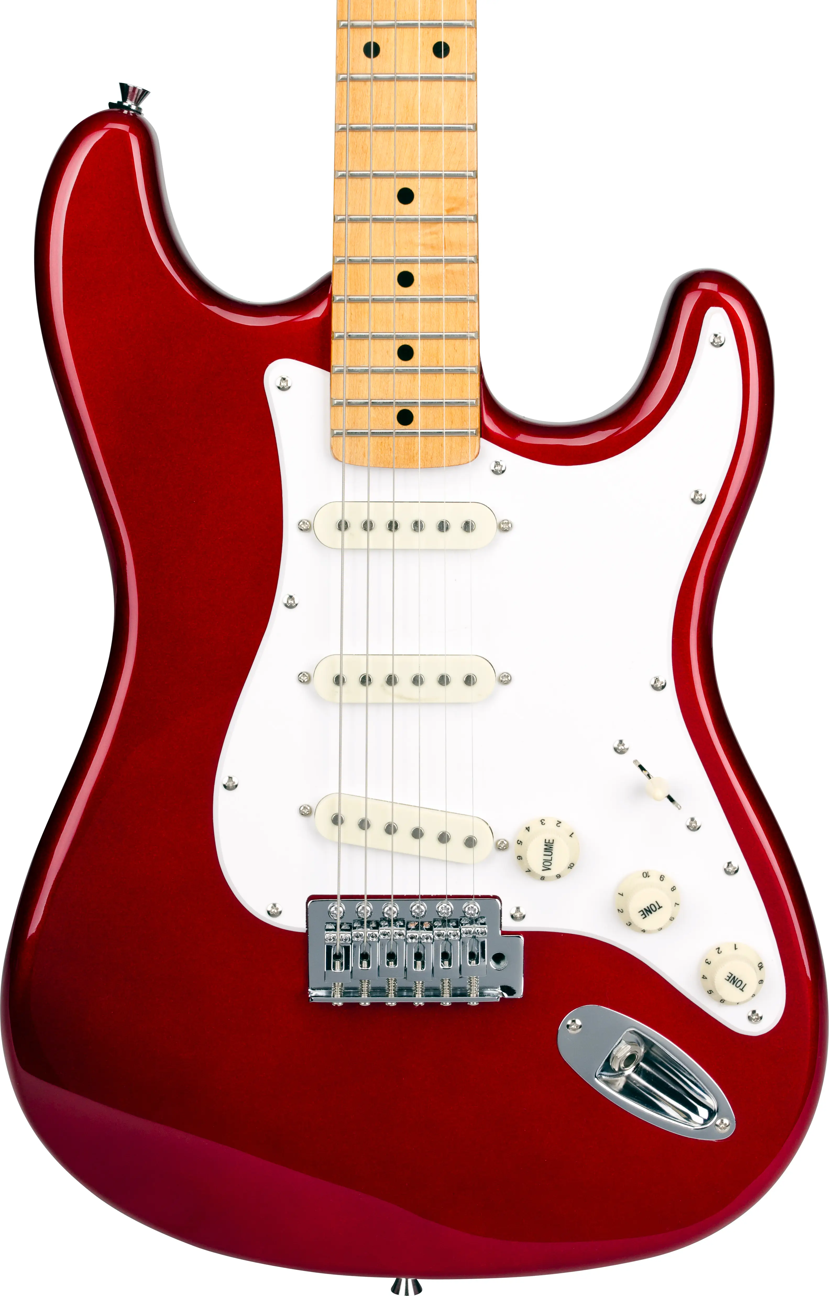 SX Stratocaster Elektro Gitar (Candy Apple Red) - 3