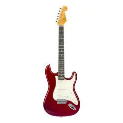 SX Stratocaster Elektro Gitar (Candy Apple Red) - SX