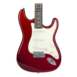 SX Stratocaster Elektro Gitar (Candy Apple Red) - 3