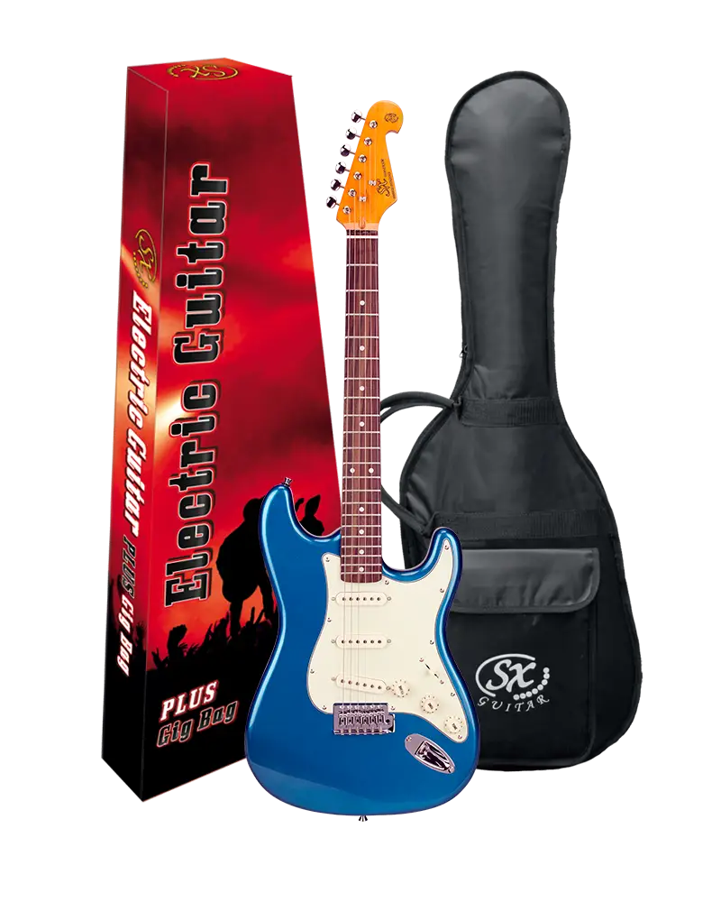 SX Stratocaster Elektro Gitar (Lake Pacific Blue) - 4