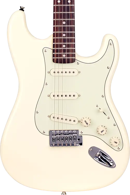 SX Stratocaster Elektro Gitar (Vintage White) - 3