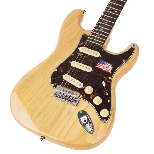 SX Stratocaster Elektro Gitar (Vintage Naturel) - 3