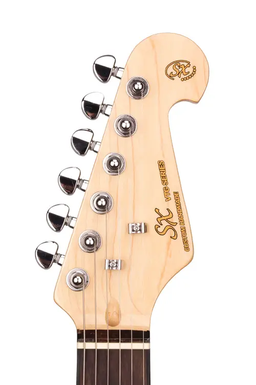 SX Stratocaster Elektro Gitar (Vintage Naturel) - 4