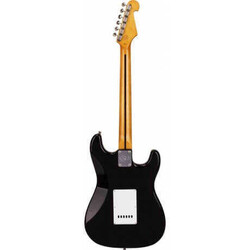 SX Stratocaster Solak Elektro Gitar (Siyah) - 2