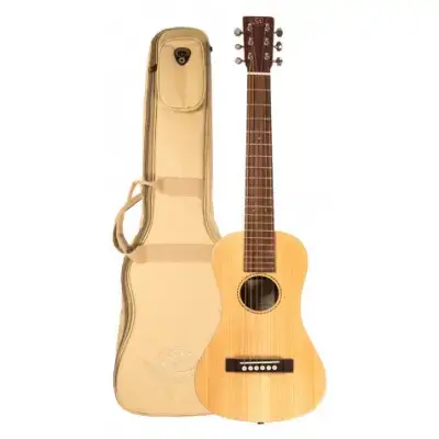 SX TG1 Traveller Akustik Gitar (Natural) - 3