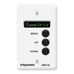 Symetrix ARC-2e Duvar Tipi Uzaktan Kumanda Paneli (Beyaz) - Symetrix