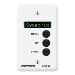 Symetrix ARC-2e Duvar Tipi Uzaktan Kumanda Paneli (Beyaz) - 1