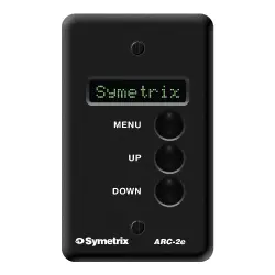 Symetrix ARC-2e Duvar Tipi Uzaktan Kumanda Paneli (Siyah) - Symetrix