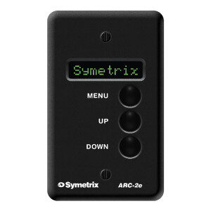 Symetrix ARC-2e Duvar Tipi Uzaktan Kumanda Paneli (Siyah) - Symetrix