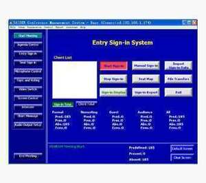 Taiden HCS-4217/50C Konferans Oturum Yönetimi Yazılım Modülü - 1