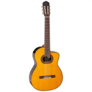 TAKAMINE GC6CE-NAT Elektro Klasik Gitar - 1