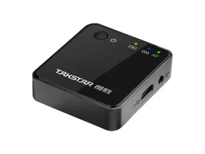 Takstar V1 Dual 2.4 Ghz Kablosuz Video Kamera Yaka Mikrofonu - Çift Kişilik (2 Verici + 1 Alıcı ) - 3