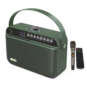 TALKBAG TB-100G 120W Kablosuz Mikrofonlu Taşınabilir Şarjlı Bluetooth Hoparlör - 1