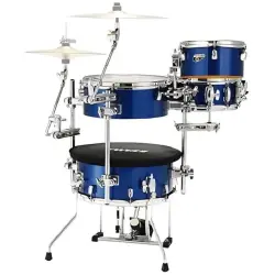 TAMA CJB46C-ISP - Cocktail-JAM Indigo Sparkle 4 Parça (16B/10T/14F/12S) Aksamlı & Çantalı Kompakt Akustik Davul Seti - 3