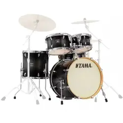 TAMA CL50RS-TPB Superstar Classic Transparent Black Burst 5 Parça (20B/10T/12T/14F/14S) Akustik Davul Seti - TAMA