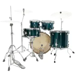 TAMA CL52KRSP-GHP Superstar Classic Gloss Sapphire Lacebark Pine 5 Parça (22B/10T/12T/16F/14S) Akustik Davul Seti - 3