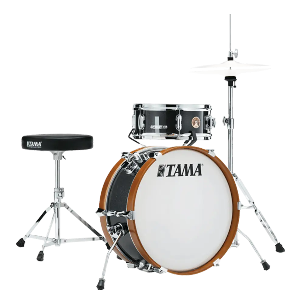TAMA LJK28H4-CCM - Club-JAM Mini Charcoal Mist 2 Parça (18B/12S) Aksamlı Akustik Davul Seti - 1