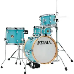 TAMA LJK44H4-AQB Club-JAM Flyer 4 Parça (14B/8T/10F/10S) Aksamlı Akustik Davul Seti - TAMA