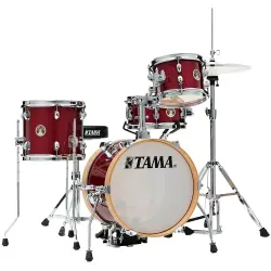 TAMA LJK44H4-CPM Club-Jam Flyer Candy Apple Mist (14B/8T/10F/10S) 4 Parça Aksamlı Akustik Davul Seti - TAMA