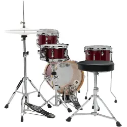 TAMA LJK44H4-CPM Club-Jam Flyer Candy Apple Mist (14B/8T/10F/10S) 4 Parça Aksamlı Akustik Davul Seti - 3
