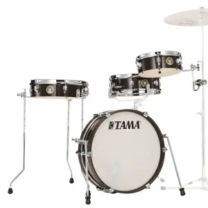 TAMA LJK48P-HBK Club-JAM Pancake Hairline Black 4 Parça (18B/10T/13F/12S) Akustik Davul Seti - 1