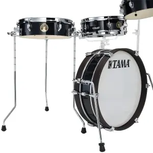 TAMA LJK48P-HBK Club-JAM Pancake Hairline Black 4 Parça (18B/10T/13F/12S) Akustik Davul Seti - 4
