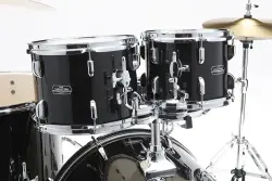 TAMA ST50H6C-BNS Stagestar Black Night Sparkle 5 Parça (20B/10T/12T/14F/14S) Aksamlı ve Zilli Akustik Davul Seti - 2