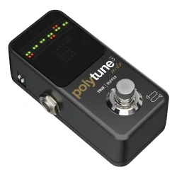 TC Electronic PolyTune 3 Noir Dahili Buffer'lı Polifonik Akort Pedalı - TC Electronic