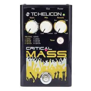 TC Helicon Critical Mass Vokal Efekt Pedalı - 1