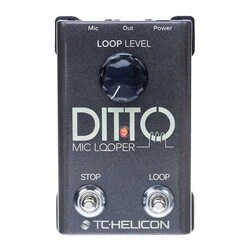 TC Helicon Ditto Mic Looper Vokal Efekt Pedalı - 1