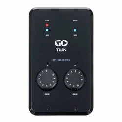TC Helicon GO TWIN 2 Kanallı Ses / MIDI Arayüzü - Thumbnail