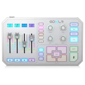 TC HELICON GoXLR-WH Beyaz Gaming Podcast Ses Kartı - 1