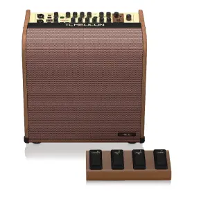 TC Helicon Harmony V100 2 Kanallı Looper ve Vokal İşlemcili Akustik Combo Amfi - 2