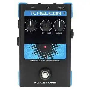 TC Helicon Voicetone C1 Vokal Efekt Pedalı - 1