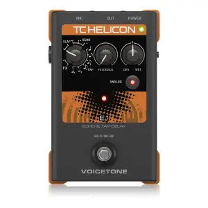 TC Helicon VoiceTone E1 Vokal Echo Efekt Pedalı - 2