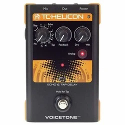 TC Helicon Voicetone E1 Vokal Efekt Pedalı - 1