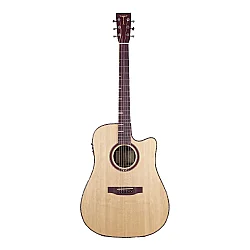 TYMA D-20C Dreadnought Cutaway Elektro Akustik Gitar - TYMA