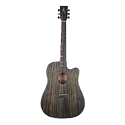 TYMA HDC-350M AB CE Cutaway Dreadnought Elektro Akustik Gitar - TYMA