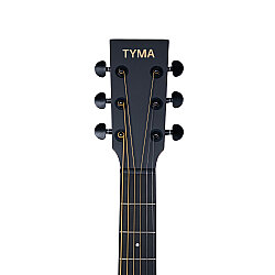 TYMA HDC-60 BK CE Dreadnought Cutaway Elektro Akustik Gitar - 6