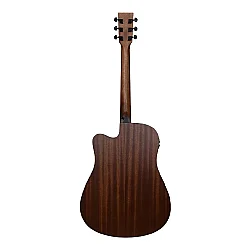 TYMA HDC-60 BK CE Dreadnought Cutaway Elektro Akustik Gitar - 2
