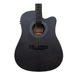 TYMA HDC-60 BK CE Dreadnought Cutaway Elektro Akustik Gitar - 3