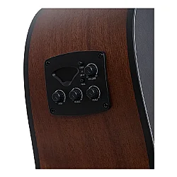 TYMA HDC-60 BK CE Dreadnought Cutaway Elektro Akustik Gitar - 5