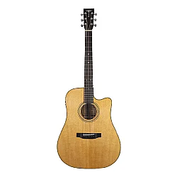 TYMA TD-18 CE Dreadnought Cutaway Elektro Akustik Gitar - TYMA